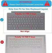 for 2022 New Microsoft Surface Pro 7 Plus /7+ 2021 2020 2019 Mic Keyboard Cover