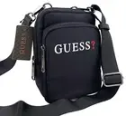 GUESS TOBY LOGO CROSSBODY SHOULDER BAG HANDBAG Black • AUTHENTIC New BNWT