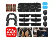 22PCS EMS Muscle Stimulator Training Gear ABS Ultimate Hip Trainer Body Exercise