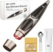 INIA Red Light Eye Beauty Wand – 4-in-1 Beauty Device with Heat, Vibration, Massage & Red Light for Dark Circles, Puffiness & Skin Firming – Enhances Skincare Routine