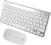 jojofuny Ergonomic Mouse and Keyboard Set Wireless Keyboard Mouse Quiet Laptop Accessories Compact and Simple for