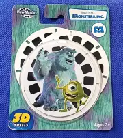 SEALED Disney Disney's Monsters Inc. Movie view-master 3 Reels blister Pack set