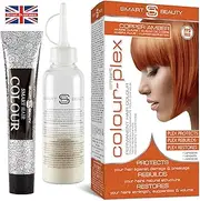 [Smart Beauty] Deep Amber Copper Permanent Hair Dye |Professional Salon Quality Hair Colour | With Smart Plex Anti-breakage Technology which protects and strengthens hair during hair colouring