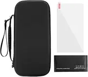 Generic Carrying Case & Screen Protector for Switch 2 Game Conslole Case Shockproof Protective Travel Bag Anti-Scratch with 10 Game Cards Holder for for Switch 2 Console & Accessories