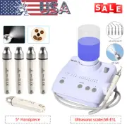 Dental Ultrasonic Scaler 2 Bottles for EMS Cavitron Woodpecker /5*LED Handpieces