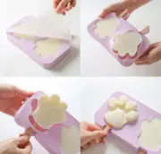 Silicone Popsicle Mold Tray Ice Cream Mold Ice Lolly Maker+20 Sticks AU Stock