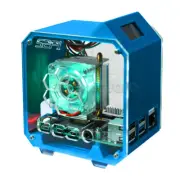 Ice Tower Cooling Fan Light Bracket 3D Printer Case for Raspberry Pi 4B/ 3B/ 3B+