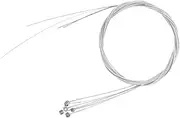 LALADEFIEE Silver Guitar Strings 6 Pack Replacement Strings for Electric Guitars Classic Tone Intonation