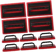 KITANDOVE 10pcs Charcoal Grill Brush Sponges Rack Cleaning Dusters Cup Cleaning Sponges Kitchen Kitchen Sink Organizer Soap Dispensing Dish Brush Soap Dispenser Cleaners Dish Rag Red Fiber