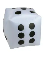 [Jenjo] Inflatable Giant Die With Plastic Pump 52cm Diameter