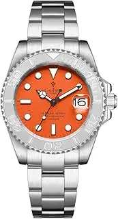 [CADISEN] Men's Automatic Watch with Power Reserve, Sapphire Glass, Waterproof Watch
