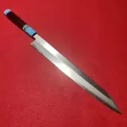 Ginzo Yanagiba Sashimi Knife 300mm Buffalo Handle Silver-Three Steel Outlett