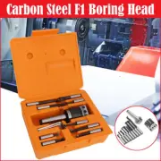 High Hardness Carbon Steel F1 Boring Head 1-1/2-18UNF Tail Thread M12 MT3 Kit