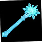 Glowing Snowflake Fairy Wands for Light Up Princess Stick Birthday Dress Up Parties and Stage Performances