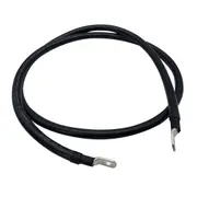 1.5m 1AWG Connector Cable Power Wire Black M8 Lug On Both Ends Superior Corrosion Resistance Inverter Car RV Marine