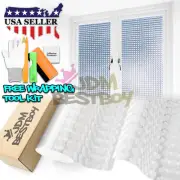 4FTx4FT Clear Cat Eye Frosted Film Glass Home Bathroom Window Security Privacy