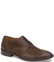 Johnston & Murphy Men's Henrick Plain Toe Shoe Tan Suede - 15-1462, Tan Suede