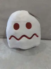 Pac Man White Ghost 4.25" small Stuffed Bandai Namco Plush