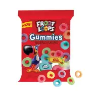 Froot Loops Gummies, Assorted Real Fruit 4 oz Bag