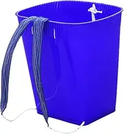 STARTIST Back Basket with Adjustable Shoulder Straps Vegetable Holder Heavy Duty Orchard Picking Basket Water Bucket for Hiking Picnic, Blue