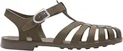 [Méduse] Plastic Sandals - Sunmif Mat - Shoes for Adults - Beach Sandals/Sea/Summer Non-Slip Khaki Light EU 35, Khaki light, 35 EU