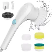 Electric Cleaning Brush Scrub Brush Portable Scrub Brush Brush Bring 5 Scrubber