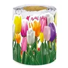 Peel Stick Floral Paper Adhesive Decorative Bulletin Border with Tulip Flower