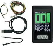 xioaue EBike Speedometer Bicycle LCD Display Meter with GPS PAS Gear Smart LCD Screen IP65 for Electric Mountain Bike Dashboard