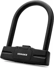 UShake Bicycles U Lock, Heavy Duty Bike Scooter Motorcycles Combination Lock Combo Gate Lock for Anti Theft