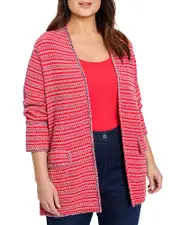 Nic+Zoe Plus Heat Clash Cardigan Sweater