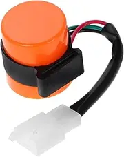 FELTECHELECTR 12v Electronic Led Flasher Relay Pin Turn Signal Relay for Motorcycles and Atvs Easy Installation High Visibility Orange Indicator Light Compatible Vehicles Design