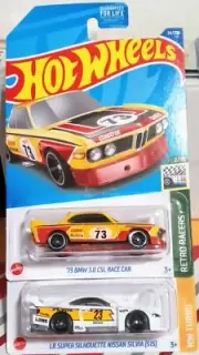 Hot Wheels 2 Car Lot.'73 BMW, L8 Super Silhouette NIB