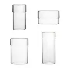 Glass Food Storage Container for Kitchen with Glass Lid Kitchen Canisters Cereal