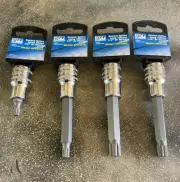 SP TOOLS 1/2” Drive 4 PIECE SPLINE INDIVIDUAL SOCKETS 3xLONG 8,10,12 & 6mm SHORT