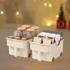 2Pcs Kitchen Cabinet Organizer Sundries Storage Box Pull Out Deep Storage