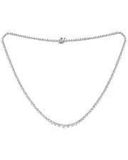 Diana M. Fine Jewelry 14K 10.00 ct. tw. Diamond Tennis Necklace