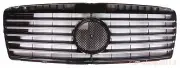 Front Grille Fits Mercedes Benz W210 1995-1999 Pre-Facelift Chrome&Black S Style