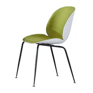 柏蒂家居-馬利克歐風經典造型布餐椅/休閒椅(單椅)-47x41x85cm