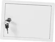 jojofuny Locking Mailbox Wall Mount Mailbox Outside Milk Box Storage Box Lid Over Door Storage Style