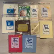 Lot of 10 Aida Cloth Counted Cross Stitch 14 Count - #H2