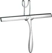 IMEEA 12.3-Inch Shower Squeegee with Hook Stainless Steel Bathroom Window Squeeg