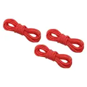 3pcs Archery D Loop Rope 10 FT, Bow String Release Nock Wire Nocking Loop, Red