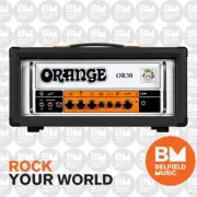 Orange OR30 Single Channel Guitar Amplifier 30w Head Amp Black - Made in UK