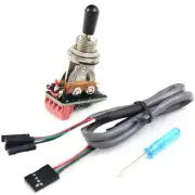 ✅ Trinity Solderless ™ Chrome / Nickel 3 Way Toggle Switch Replacement pu selec