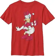 [Disney] Boy's Mickey & Friends Christmas Daisy Duck T-Shirt
