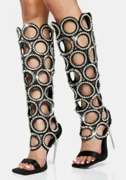 [AZALEA WANG] Stanton Sparkle Heels