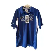 AFL North Melbourne Kangaroos Mens Polo Shirt Size L Blade ISC Official AFL