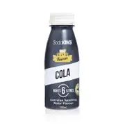 6PK SodaKing Classics Cola Sparkling Syrup Soda Water Drink Mix- Makes 6 Litres