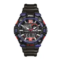 在飛比找PChome24h購物優惠-【FILA 斐樂】休閒運動電子錶-帥氣藍/38-189-00