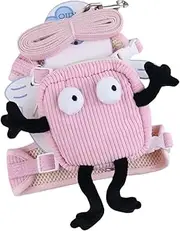 Small Dog Backpack Harness, Dog Harness Backpack | Dog Harness Portable Dog Vest Bag Harness | Adjustable Travel Hiking Walking Harness Backpack for Small and Medium Dogs